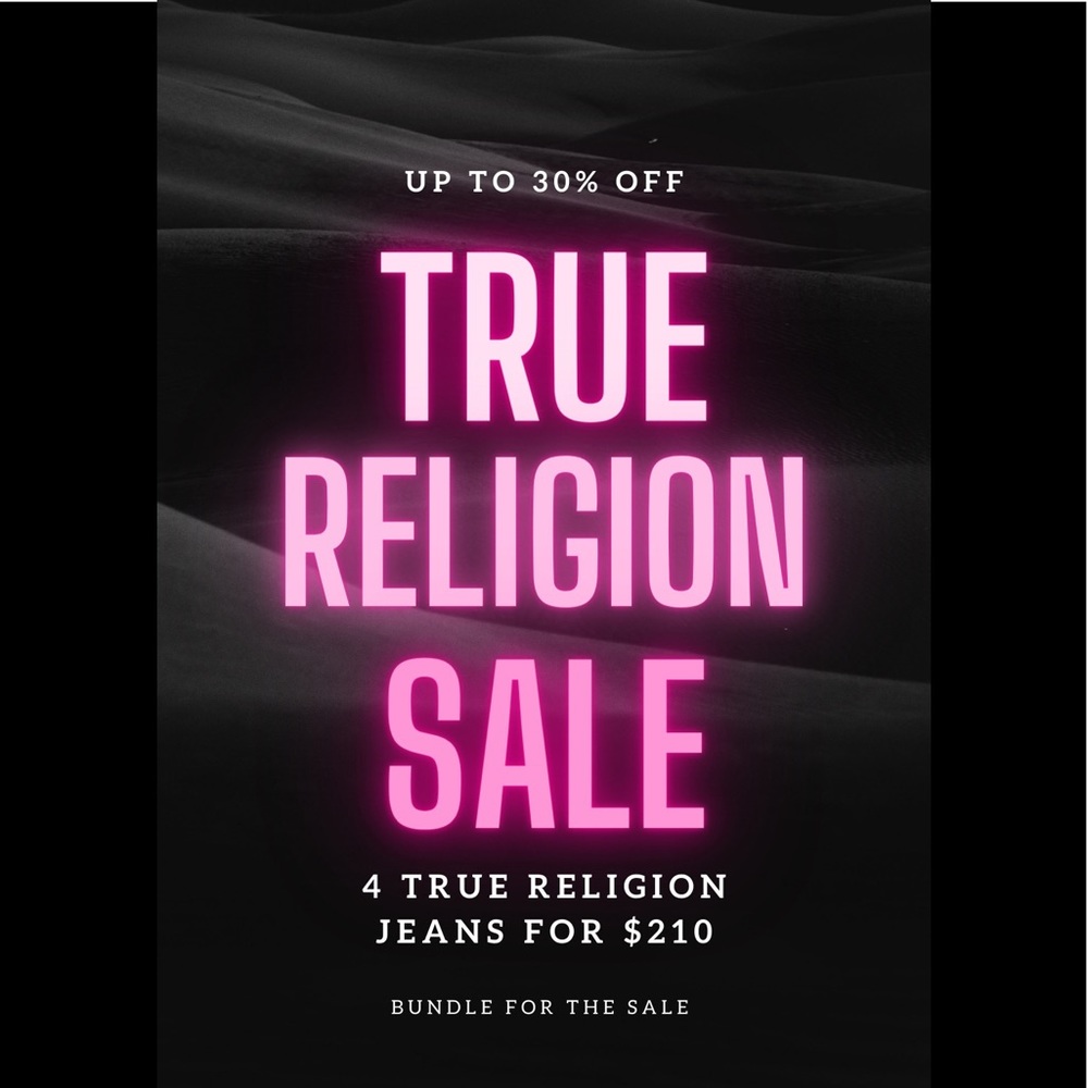 True Religion Bundle Sale